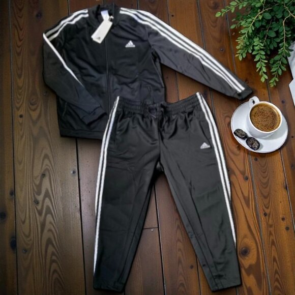 NWT ADIDAS 2 PC MATCHING TRACKSUIT SET WOMENS SIZE L XL PANTS JACKET - Picture 4 of 4